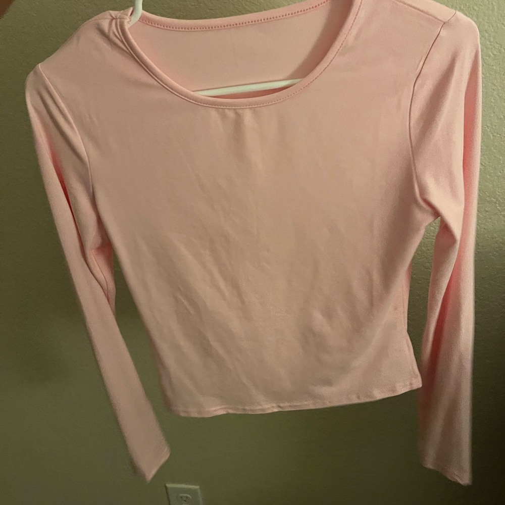 Pink basic shirt never worn - Picture 3 of 3